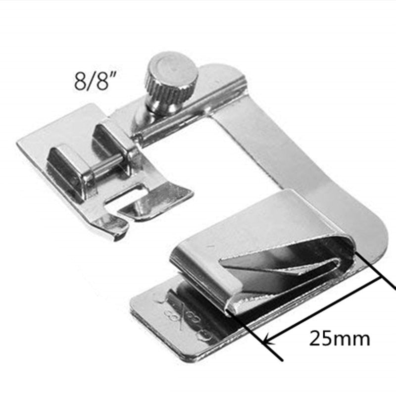Rolled Hem Presser Foot Set (13/19/22mm), 3-Piece Sewing Machine Foot for Brother & Singer - Domestic Sewing Machine Accessories
