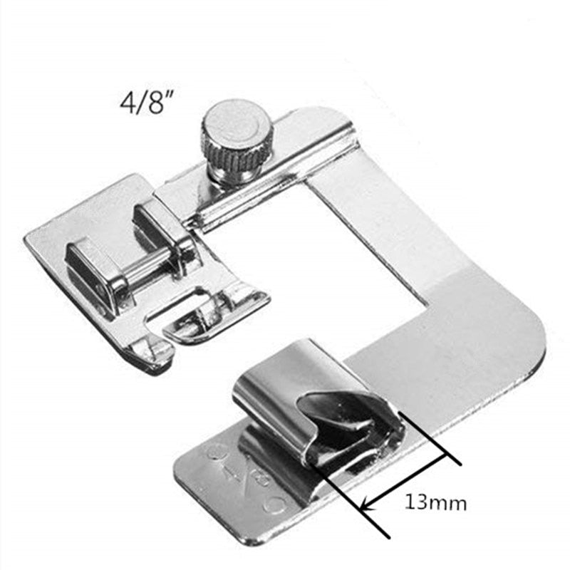 Rolled Hem Presser Foot Set (13/19/22mm), 3-Piece Sewing Machine Foot for Brother & Singer - Domestic Sewing Machine Accessories