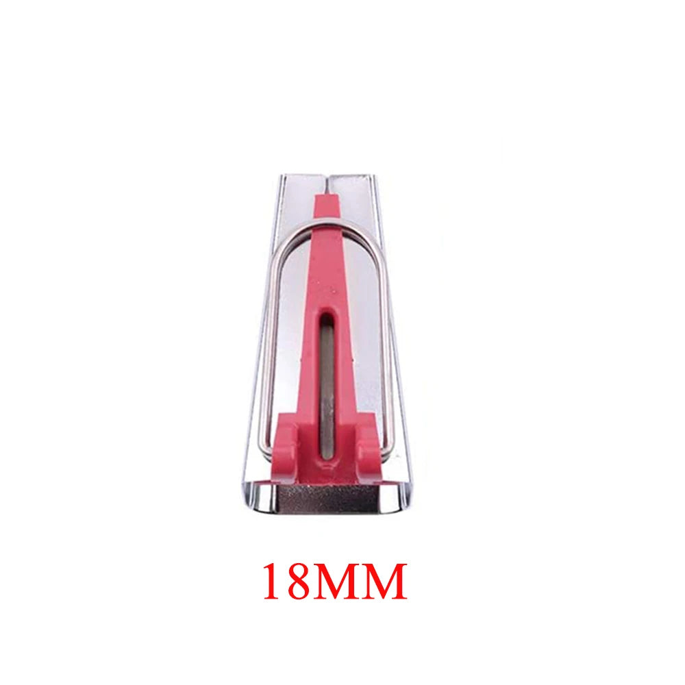 5-Size Bias Tape Maker Set – 6mm, 9mm, 12mm, 18mm, 25mm, for Sewing, Quilting & Patchwork