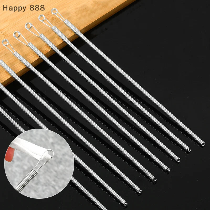 Flexible Spring Drawstring Threader Clip For Pants And Hoodies, 2/4pcs x Bendable rope threading tool