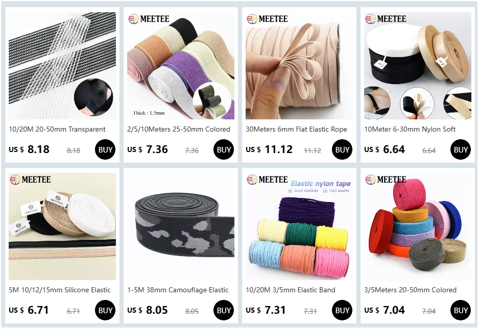 Nude 6mm Flat Elastic Rope, 30 Meters - Stretch Cord for Sewing, Waistbands, Masks, Hair Ties, Shoes & Craft Accessories