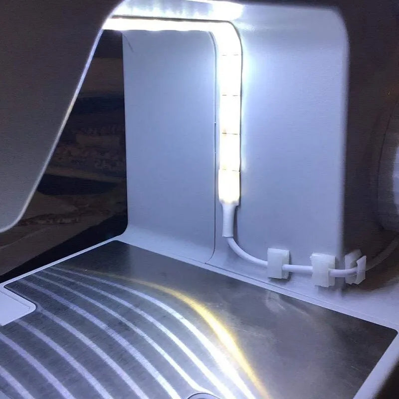 LED Sewing Machine Light Strip – USB Powered with Touch Switch, Waterproof, White Light, 1M/2M/3M Sizes