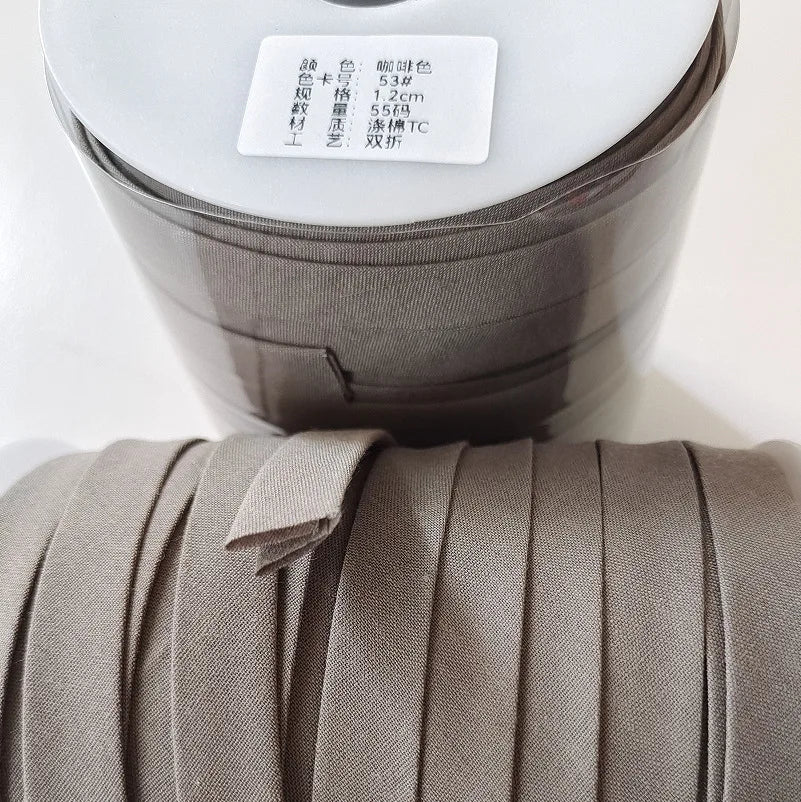 Double Fold Bias Tape – 1/2" x 55 Yards