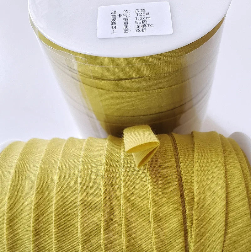 Double Fold Bias Tape – 1/2" x 55 Yards