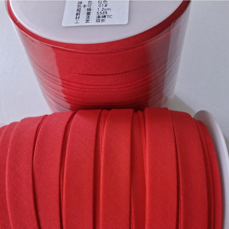 Double Fold Bias Tape – 1/2" x 55 Yards