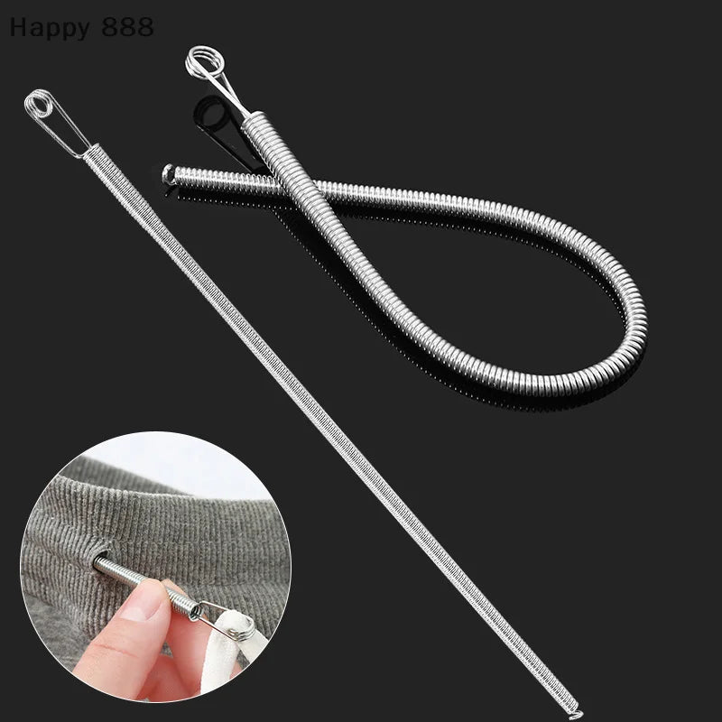 Flexible Spring Drawstring Threader Clip For Pants And Hoodies, 2/4pcs x Bendable rope threading tool