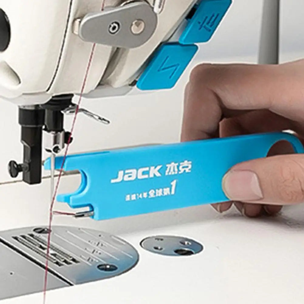 Magnetic Needle Threader with Magnifier & Ruler, Anti-Pinch Storage Case - Multi-Function Sewing Tool