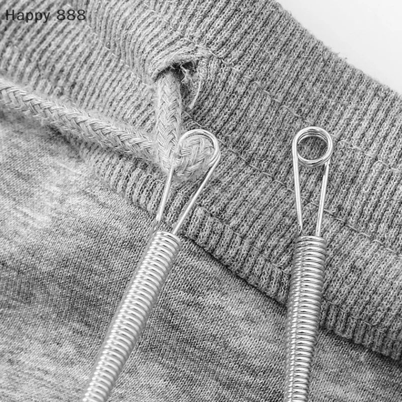 Flexible Spring Drawstring Threader Clip For Pants And Hoodies, 2/4pcs x Bendable rope threading tool
