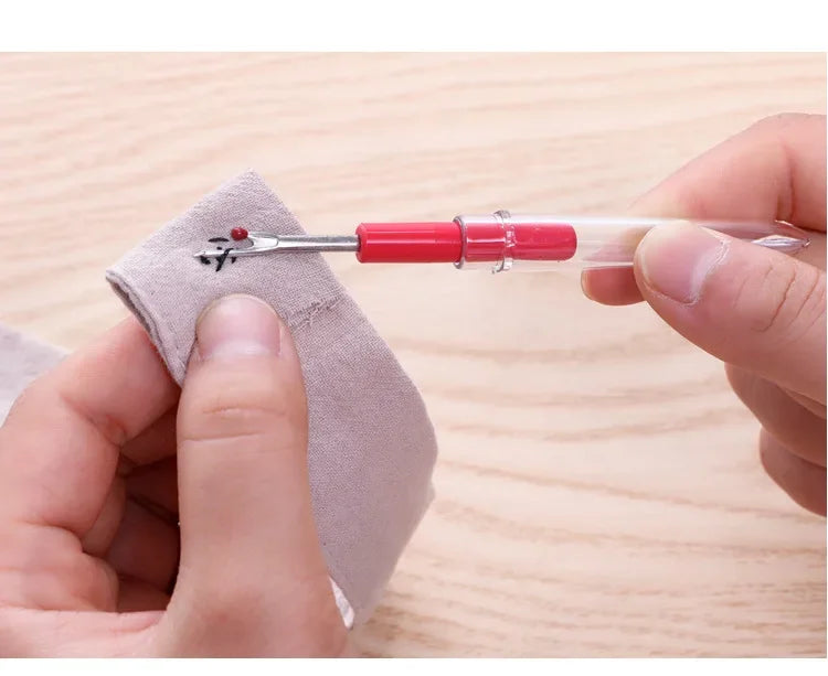 Portable Travel Sewing Kit with Storage Box - Needles, Threads, Scissors, Pins & Tape Measure for DIY Embroidery, Handwork & Home Sewing
