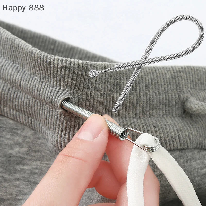 Flexible Spring Drawstring Threader Clip For Pants And Hoodies, 2/4pcs x Bendable rope threading tool