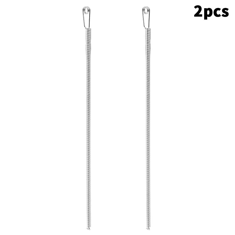 Flexible Spring Drawstring Threader Clip For Pants And Hoodies, 2/4pcs x Bendable rope threading tool