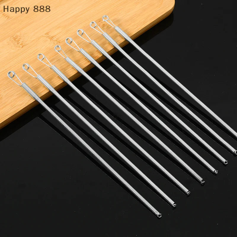 Flexible Spring Drawstring Threader Clip For Pants And Hoodies, 2/4pcs x Bendable rope threading tool