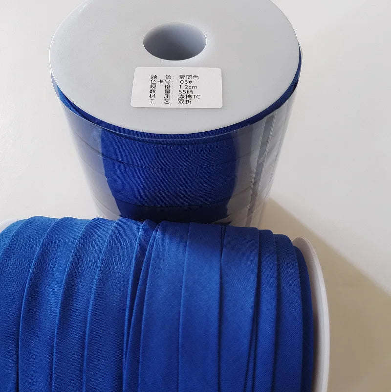 Double Fold Bias Tape – 1/2" x 55 Yards